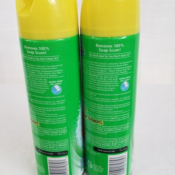 2 Scrubbing Bubbles Bathroom Grime Fighter Citrus Removes 100% Soap Scum - Picture 10 of 16